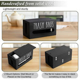 Darrahopens Home & Garden > Bathroom Accessories > Toilet Paper Holders Wooden Plastic Bag Storage Box Hanging Rubbish Bag Organizer Extractable Tissue