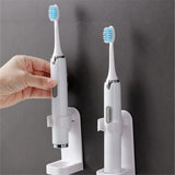Darrahopens Home & Garden > Bathroom Accessories > Toothbrush Holders 2-pack - Wall-mounted toothbrush holder for electric toothbrushes White white
