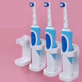 Darrahopens Home & Garden > Bathroom Accessories > Toothbrush Holders 2-pack - Wall-mounted toothbrush holder for electric toothbrushes White white