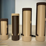 Darrahopens Home & Garden > Bathroom Accessories > Toothbrush Holders 3D-printed compact rotating organizer capsule, 1.5 inches long x 4.9 inches high.