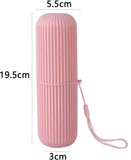 Darrahopens Home & Garden > Bathroom Accessories > Toothbrush Holders 4-Piece Pack - Travel Toothbrush Holder - Portable - Travel Mouthwash Cup - Multifunctional Storage Box