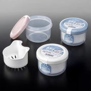 Darrahopens Home & Garden > Bathroom Accessories > Toothbrush Holders Portable Denture Storage Case with Drain Basket Elderly Retainer Cleaning Soaking Container-Color random In Australia - Darrahopens