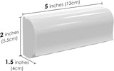 Darrahopens Home & Garden > Bathroom Accessories > Toothbrush Holders Self-Adhesive Wall-Mounted Toothbrush Holder with 6 Compartments
