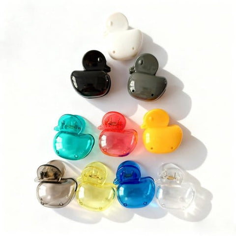 Darrahopens Home & Garden > Bathroom Accessories > Toothbrush Holders Set of 10 Toothbrush Holders - Portable Toothbrush Protectors - Clip-on Toothbrush Head Covers - Cute Duck Design