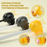 Darrahopens Home & Garden > Bathroom Accessories > Toothbrush Holders Set of 10 Toothbrush Holders - Portable Toothbrush Protectors - Clip-on Toothbrush Head Covers - Cute Duck Design