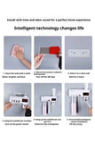 Darrahopens Home & Garden > Bathroom Accessories > Toothbrush Holders Toothbrush Holder for Bathroom 5 Toothbrush Slots Toothbrush Holder Wall Mounted with Toothpaste Dispenser Chargeable Tooth Brushing Holder (White induction model)