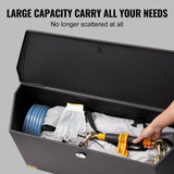 Darrahopens Home & Garden > Bathroom Accessories > Toothbrush Holders VEVOR Trailer Tongue Box, Carbon Steel Tongue Box Tool Chest, Heavy Duty Trailer Box Storage with Lock and Keys, Utility Trailer Tongue Tool Box for Pickup Truck Bed, RV Trailer, 91.44cmx30.48 cmx30.4