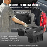 Darrahopens Home & Garden > Bathroom Accessories > Toothbrush Holders VEVOR Truck Bed Storage Box, Lockable Swing Case with Password Padlock, 6.6 Gal/25 L ABS Wheel Well Tool Box, Waterproof and Durable, Compatible with Ford F-150 2015-2021, Passenger Side
