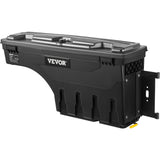 Darrahopens Home & Garden > Bathroom Accessories > Toothbrush Holders VEVOR Truck Bed Storage Box, Lockable Swing Case with Password Padlock, 6.6 Gal/25 L ABS Wheel Well Tool Box, Waterproof and Durable, Compatible with Ford F-150 2015-2021, Passenger Side
