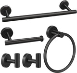 Darrahopens Home & Garden > Bathroom Accessories > Towel Racks & Holders 10pcs Bathroom Hardware Set, Including 16" Hand Towel Bars, Toilet Paper Holders, Towel Rings, Robe Towel Hooks
