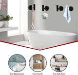 Darrahopens Home & Garden > Bathroom Accessories > Towel Racks & Holders 10pcs Bathroom Hardware Set, Including 16" Hand Towel Bars, Toilet Paper Holders, Towel Rings, Robe Towel Hooks