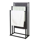 Darrahopens Home & Garden > Bathroom Accessories > Towel Racks & Holders 3 Tier Metal Towel Rack Freestanding Bathroom Organizer Rail