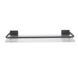 Darrahopens Home & Garden > Bathroom Accessories > Towel Racks & Holders 30cm Bathroom Wall Mounted Shelf Space Aluminum Acrylic Towel Rack Bathroom Storage Rack Grey In Australia - Darrahopens