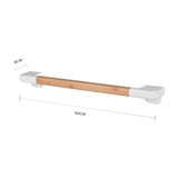 Darrahopens Home & Garden > Bathroom Accessories > Towel Racks & Holders Bamboo Wall Mounted Bathroom Towel Rail