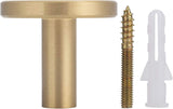 Darrahopens Home & Garden > Bathroom Accessories > Towel Racks & Holders Gold Brushed Brass Towel Hooks Set of 4, Compatible with Various Brands