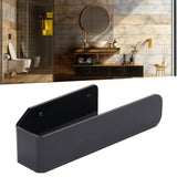 Darrahopens Home & Garden > Bathroom Accessories > Towel Racks & Holders Hand Towel Holder Acrylic Modern Self Adhesive Wall Mounted Towel Bar Hanger for Bathroom Kitchen Lavatory Black In Australia - Darrahopens