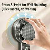 Darrahopens Home & Garden > Bathroom Accessories > Towel Racks & Holders No-drill ABS Suction Cup Towel Rack, 180° Rotating Layered Storage, Dual Use for Kitchen and Bathroom, Sturdy Load Bearing and Easy to Clean./Gun gray four-shot In Australia - Darrahopens
