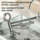 Darrahopens Home & Garden > Bathroom Accessories > Towel Racks & Holders No-drill ABS Suction Cup Towel Rack, 180° Rotating Layered Storage, Dual Use for Kitchen and Bathroom, Sturdy Load Bearing and Easy to Clean./Gun gray three-shot In Australia - Darrahopens