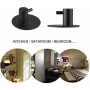 Darrahopens Home & Garden > Bathroom Accessories > Towel Racks & Holders Stainless Steel Bathroom Wall Hooks, Self Adhesive Towel Holder For Kitchen, Living ROom And Office, Rustproof And