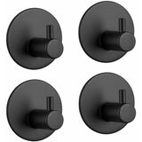 Darrahopens Home & Garden > Bathroom Accessories > Towel Racks & Holders Stainless Steel Bathroom Wall Hooks, Self Adhesive Towel Holder For Kitchen, Living ROom And Office, Rustproof And