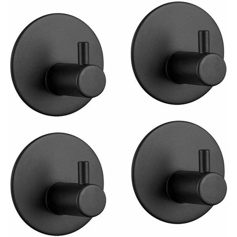 Darrahopens Home & Garden > Bathroom Accessories > Towel Racks & Holders Stainless Steel Bathroom Wall Hooks, Self Adhesive Towel Holder For Kitchen, Living ROom And Office, Rustproof And