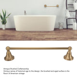 Darrahopens Home & Garden > Bathroom Accessories > Towel Racks & Holders Towel Bar European Style Retro Shower Towel Rack Wall Mounted Copper Towel Rail Holder for Bathroom In Australia - Darrahopens