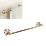 Darrahopens Home & Garden > Bathroom Accessories > Towel Racks & Holders Towel Bar European Style Single Rod Hanging Bath Towel Holder Copper Towel Rack for Bathroom Toilets Antique Color In Australia - Darrahopens