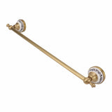 Darrahopens Home & Garden > Bathroom Accessories > Towel Racks & Holders Towel Bar European Style Single Rod Hanging Bath Towel Holder Copper Towel Rack for Bathroom Toilets Antique Color In Australia - Darrahopens