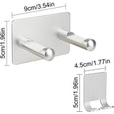 Darrahopens Home & Garden > Bathroom Accessories > Towel Racks & Holders Universal Hair Dryer Holder Stainless Steel No Drilling Wall Mount Hair Dryer Holder Stick-On Holder Universal Holder