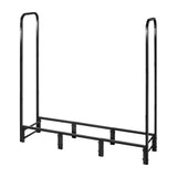 Darrahopens Home & Garden > Bathroom Accessories > Towel Racks & Holders VEVOR Firewood Rack with Waterproof Cover, 1.22m Outdoor Firewood Holder, 1/4 Cord Storage Metal Log Holder, 400lb Max Weight Capacity, Full Covered, Powder-Coated Wood Storage Rack for Fireplace Deck