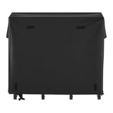 Darrahopens Home & Garden > Bathroom Accessories > Towel Racks & Holders VEVOR Firewood Rack with Waterproof Cover, 1.22m Outdoor Firewood Holder, 1/4 Cord Storage Metal Log Holder, 400lb Max Weight Capacity, Full Covered, Powder-Coated Wood Storage Rack for Fireplace Deck