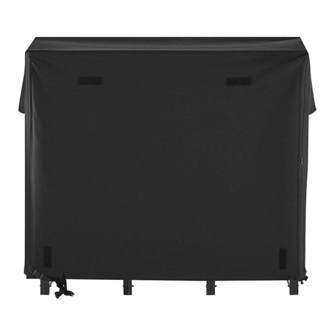 Darrahopens Home & Garden > Bathroom Accessories > Towel Racks & Holders VEVOR Firewood Rack with Waterproof Cover, 1.22m Outdoor Firewood Holder, 1/4 Cord Storage Metal Log Holder, 400lb Max Weight Capacity, Full Covered, Powder-Coated Wood Storage Rack for Fireplace Deck
