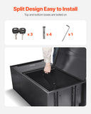 Darrahopens Home & Garden > Bathroom Accessories > Towel Racks & Holders VEVOR Package Delivery Boxes for Outside, 90.9 cm Mailbox for Parcel with Lock, Galvanized Steel Package Drop Box with Anti-Theft Design, Weather-Resistant Package Mailbox for Home and Office, Black