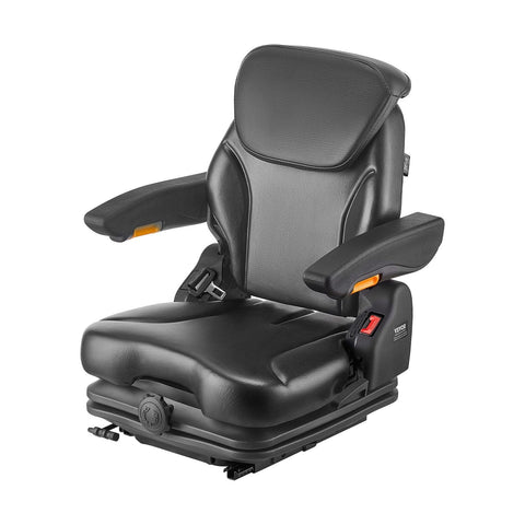 Darrahopens Home & Garden > Bathroom Accessories > Towel Racks & Holders VEVOR Universal Forklift Seat, Tractor Suspension Seat with Adjustable Back, Armrest, Headrest & Safety Belt, Secure Fold Down Tractor Seat with Micro Switch, Lawnmower Seat for Skid Loader Bulldozer