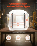 Darrahopens Home & Garden > Bathroom Accessories > Towel Racks & Holders VEVOR Universal Forklift Seat, Tractor Suspension Seat with Adjustable Back, Armrest, Headrest & Safety Belt, Secure Fold Down Tractor Seat with Micro Switch, Lawnmower Seat for Skid Loader Bulldozer