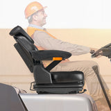 Darrahopens Home & Garden > Bathroom Accessories > Towel Racks & Holders VEVOR Universal Forklift Seat, Tractor Suspension Seat with Adjustable Back, Armrest, Headrest & Safety Belt, Secure Fold Down Tractor Seat with Micro Switch, Lawnmower Seat for Skid Loader Bulldozer