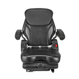 Darrahopens Home & Garden > Bathroom Accessories > Towel Racks & Holders VEVOR Universal Forklift Seat, Tractor Suspension Seat with Adjustable Back, Armrest, Headrest & Safety Belt, Secure Fold Down Tractor Seat with Micro Switch, Lawnmower Seat for Skid Loader Bulldozer