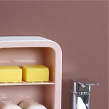 Darrahopens Home & Garden > Bathroom Accessories > Towel Racks & Holders Wall Mount Soap Rack Drain Toilet Suction Disc Punch Free Box Student Dormitory Supplies Nordic 1 Layer Gray