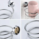 Darrahopens Home & Garden > Bathroom Accessories > Towel Racks & Holders Wall Mounted Hair Dryer Holder, 304 Stainless Steel Hair Dryer Storage/Holder, Bathroom Accessories