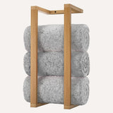 Darrahopens Home & Garden > Bathroom Accessories > Towel Racks & Holders Wall Towel Rack for Rolled Towels Bathroom Storage