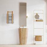 Darrahopens Home & Garden > Bathroom Accessories > Towel Racks & Holders Wall Towel Rack for Rolled Towels Bathroom Storage