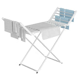 Darrahopens Home & Garden > Bathroom Accessories > Towel Racks & Holders White 220W Electric Heated Towel Rack in Silver with 20 Bars for Fast Drying In Australia - Darrahopens
