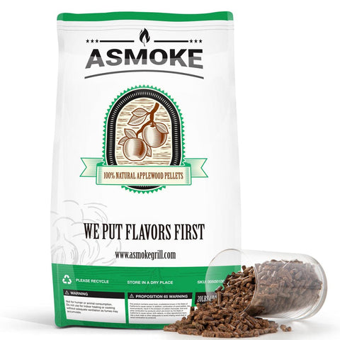 Darrahopens Home & Garden > BBQ Asmoke 9.5kg of 100% Pure Applewood Pellets