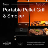 Darrahopens Home & Garden > BBQ Asmoke AS350 Portable Wood Pellet Grill - Apple Red