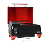 Darrahopens Home & Garden > BBQ Asmoke AS350 Portable Wood Pellet Grill - Apple Red