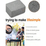 Darrahopens Home & Garden > BBQ > BBQ Cleaning 2Pcs BBQ Cleaning Stone – Powerful Grill Cleaner for Camping, Frying Pans & Iron Plates In Australia - Darrahopens