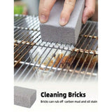 Darrahopens Home & Garden > BBQ > BBQ Cleaning 2Pcs BBQ Cleaning Stone – Powerful Grill Cleaner for Camping, Frying Pans & Iron Plates In Australia - Darrahopens