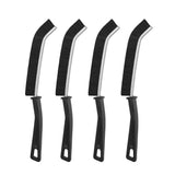 Darrahopens Home & Garden > BBQ > BBQ Cleaning 4Pcs Gap Cleaning Brush Crevice Cleaning Tool Multifunctional Brushes for Household Shutter Door Window Track -Black