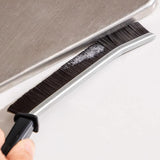 Darrahopens Home & Garden > BBQ > BBQ Cleaning 4Pcs Gap Cleaning Brush Crevice Cleaning Tool Multifunctional Brushes for Household Shutter Door Window Track -Black