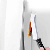 Darrahopens Home & Garden > BBQ > BBQ Cleaning 4Pcs Gap Cleaning Brush Crevice Cleaning Tool Multifunctional Brushes for Household Shutter Door Window Track -White